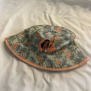 NWOT Disney Princesses Moana Reversible Bucket Hat